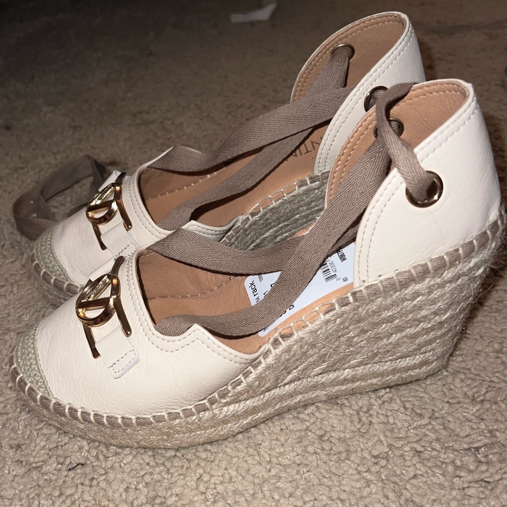 NWT Valentino Espadrille Wedges
